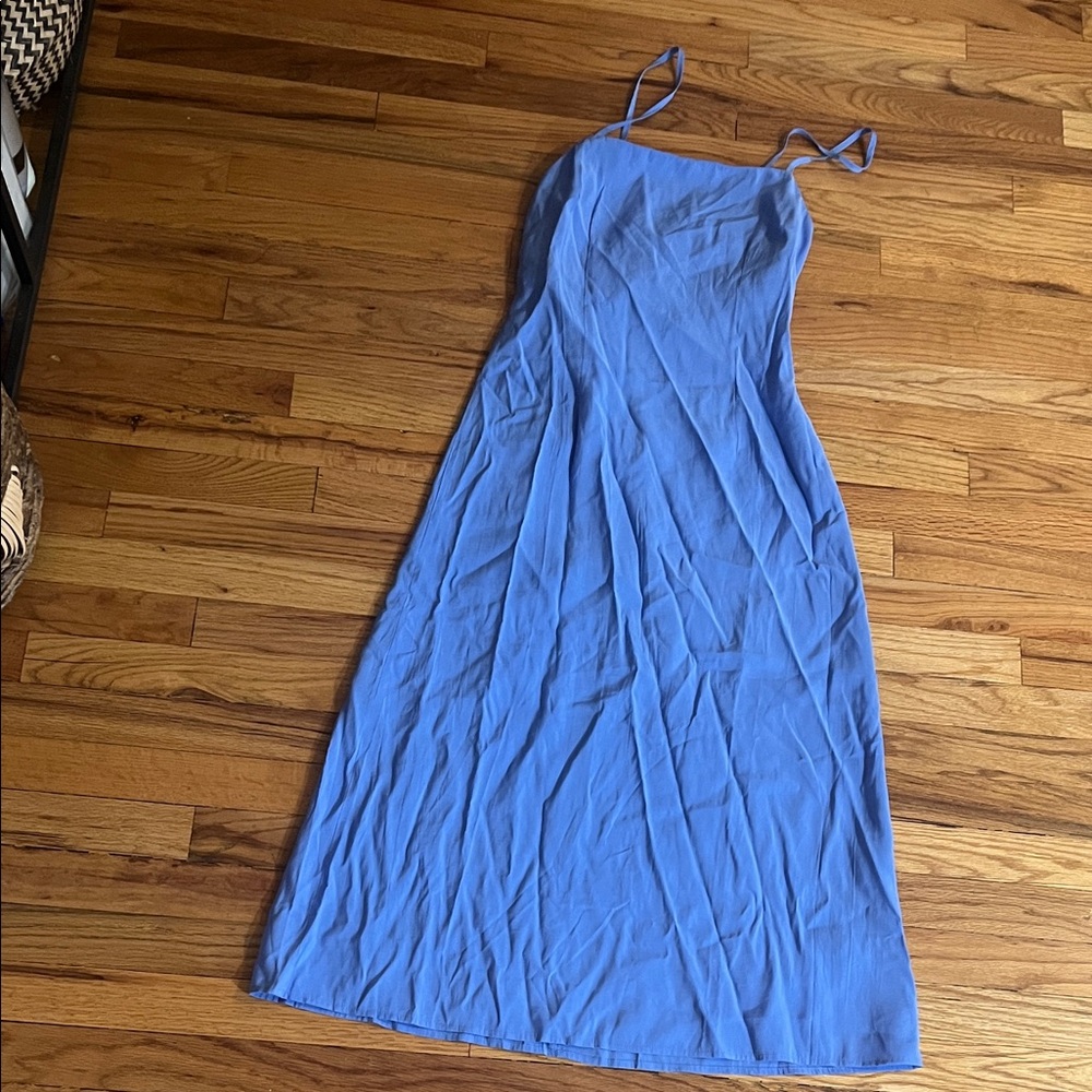 RIHOAS Strapless Blue Dress